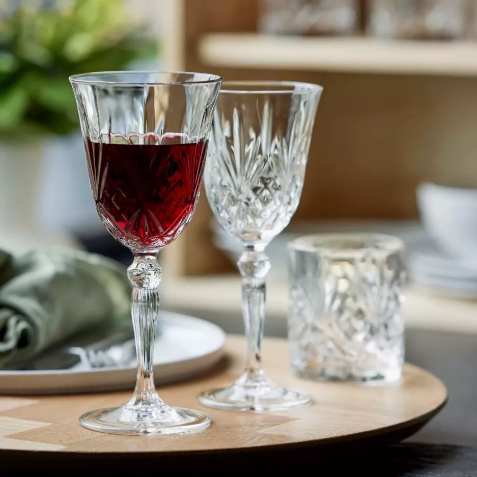 Kieliszki do czerwonego wina LYNGBY MELODIA 270 ml 4 szt. szkło kryształowe