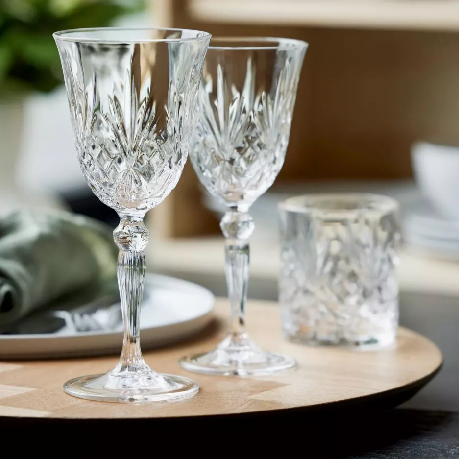 Kieliszki do czerwonego wina LYNGBY MELODIA 270 ml 4 szt. szkło kryształowe