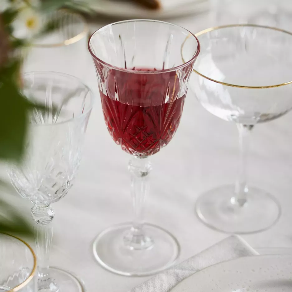 Kieliszki do czerwonego wina LYNGBY MELODIA 270 ml 4 szt. szkło kryształowe