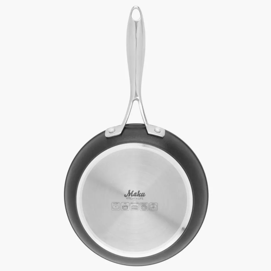 Patelnia MAKU ROBUSTE 20 cm czarna aluminiowa