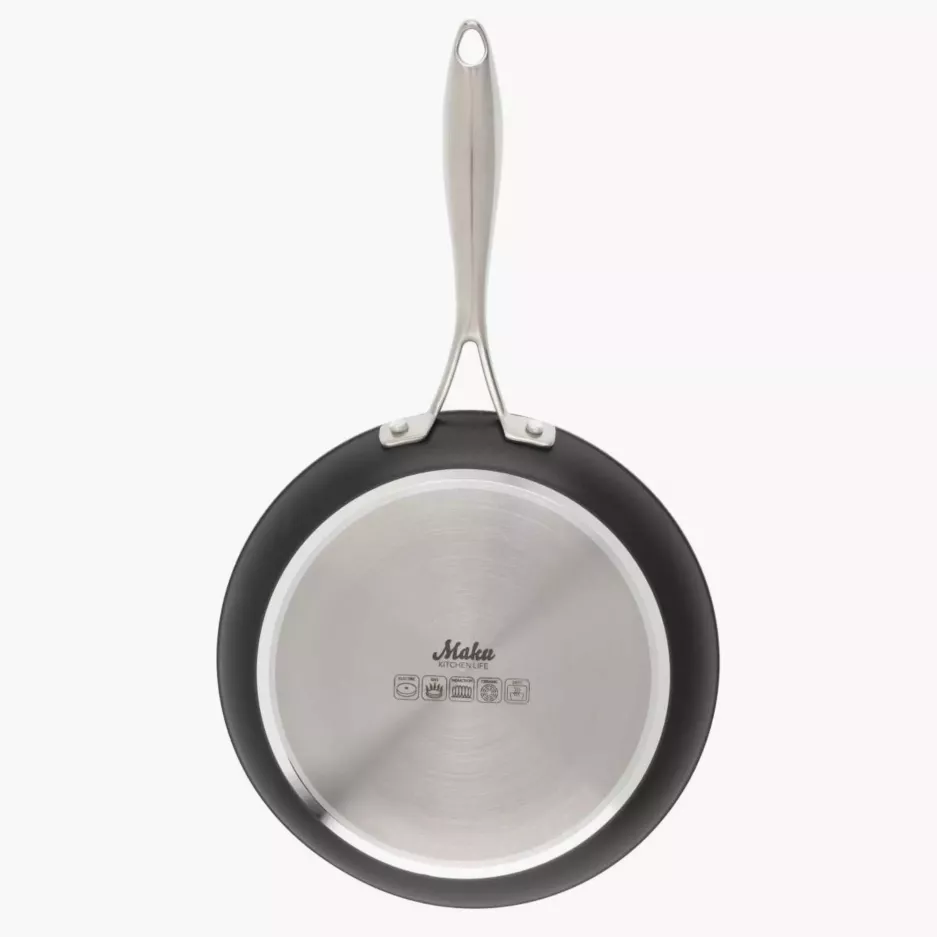 Patelnia MAKU ROBUSTE 24 cm czarna aluminiowa