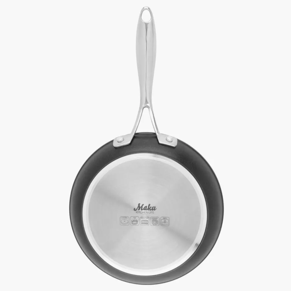 Patelnia MAKU ROBUSTE 28 cm czarna aluminiowa