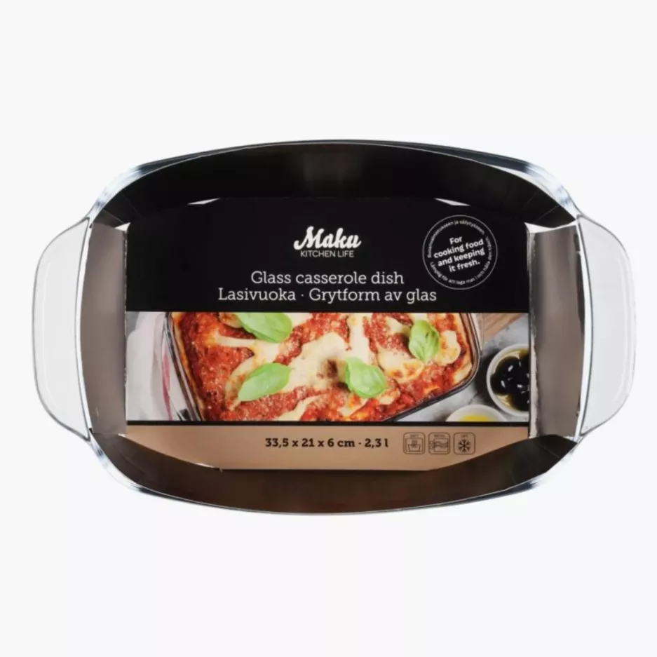 Naczynie żaroodporne MAKU 2, l szklane