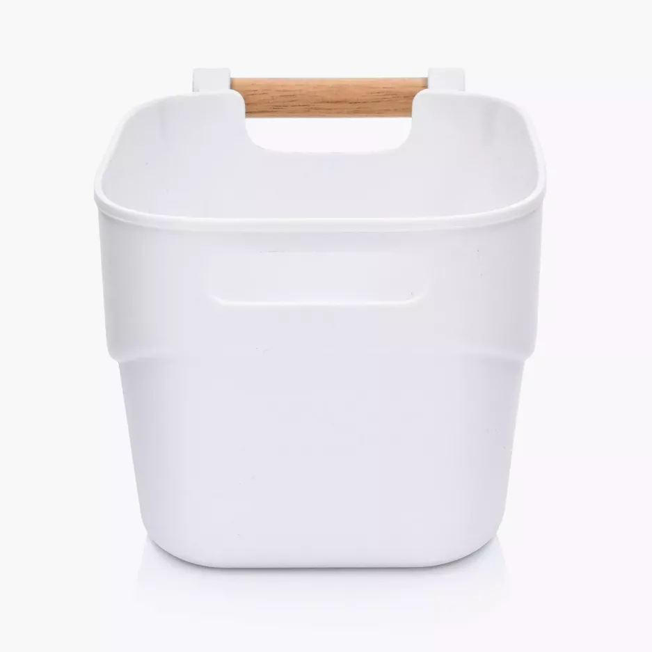 NATURAL SCANDI ZEST 3 POJEMNIKÓW Z DREW.RĄCZKĄ BIAŁYCH
