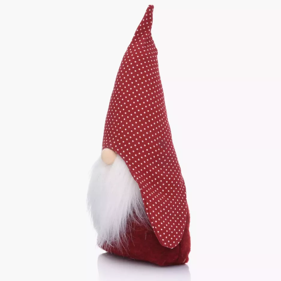 Skrzat gnom świąteczny skandynawski kropki DUKA NISSE 20 cm czerwony
