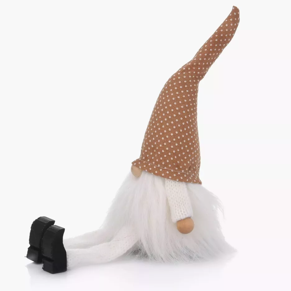 Skrzat gnom świąteczny skandynawski DUKA NISSE 25 cm beżowy