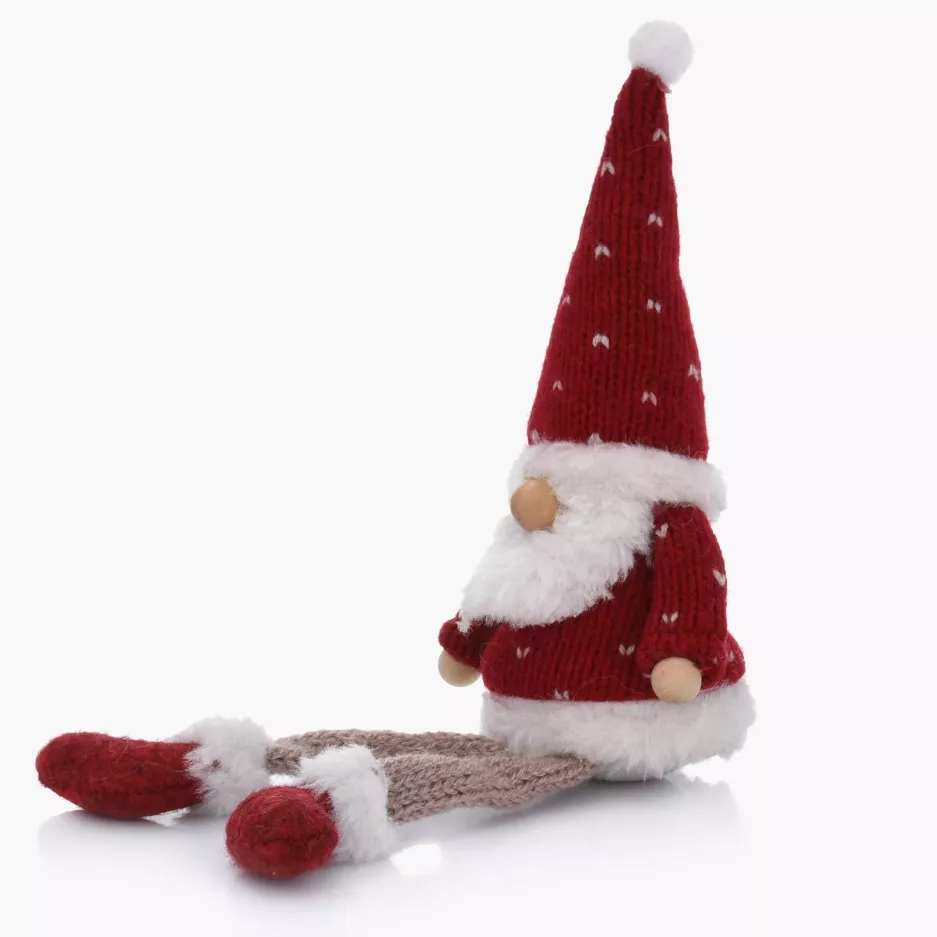 Skrzat gnom świąteczny skandynawski DUKA NISSE 25 cm czerwony