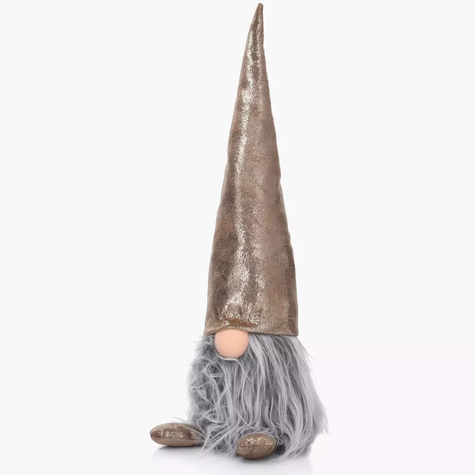 Skrzat gnom świąteczny skandynawski DUKA NISSE 40 cm złoty