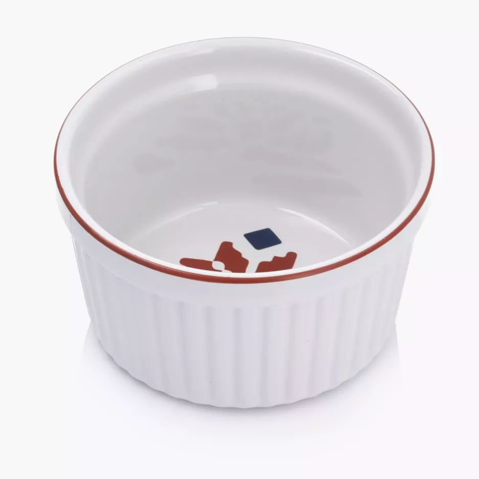 Kokilka do zapiekania świąteczna ramekin DUKA NORDIC 9 cm ceramiczna