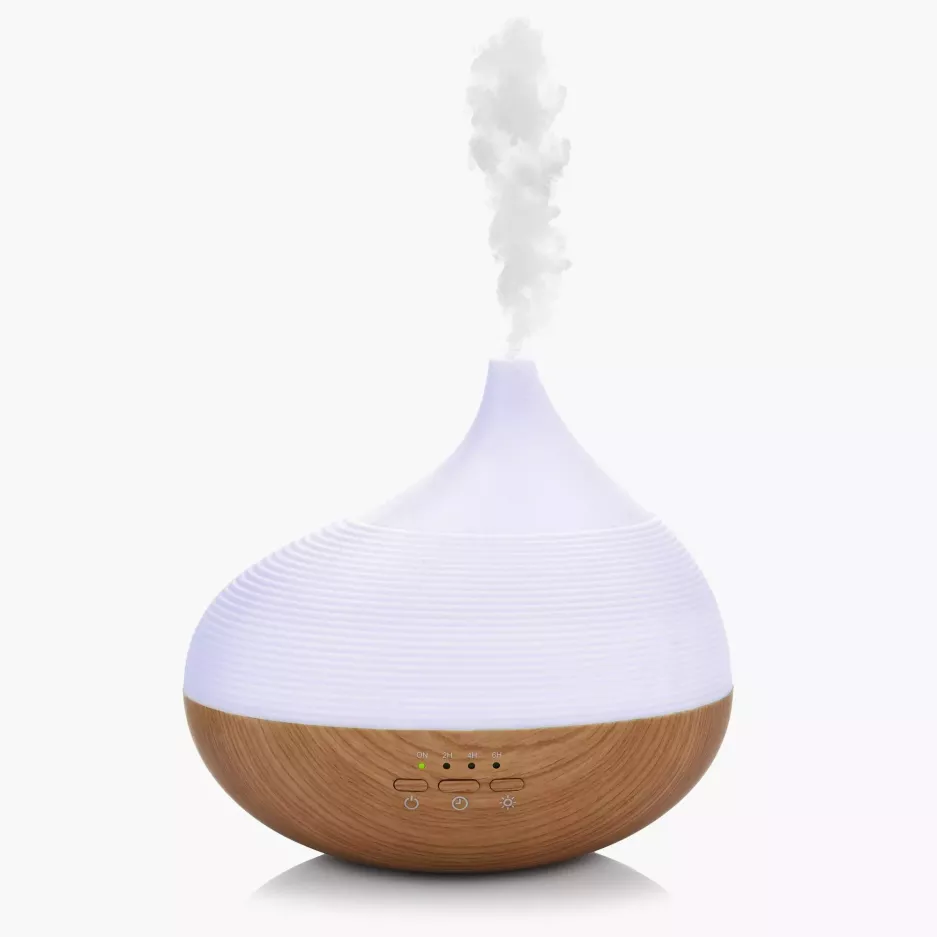 Nawilżacz powietrza ultradźwiękowy dyfuzor zapachowy LED DUKA REVA biały