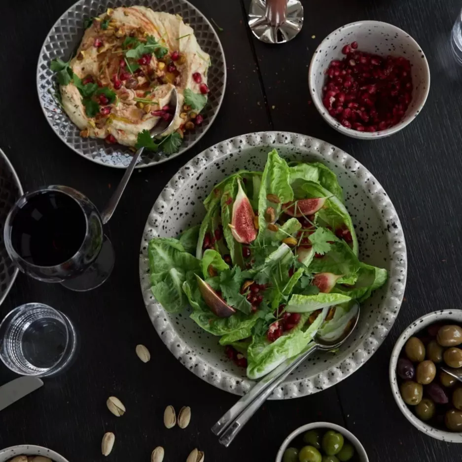 Głęboki talerz do serwowania SAGAFORM DITTE szary