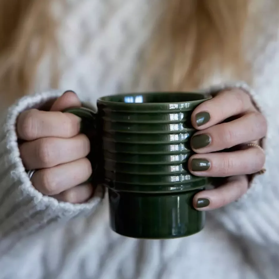 Zestaw 2 kubków 300ml SAGAFORM COFFE & MORE zielony