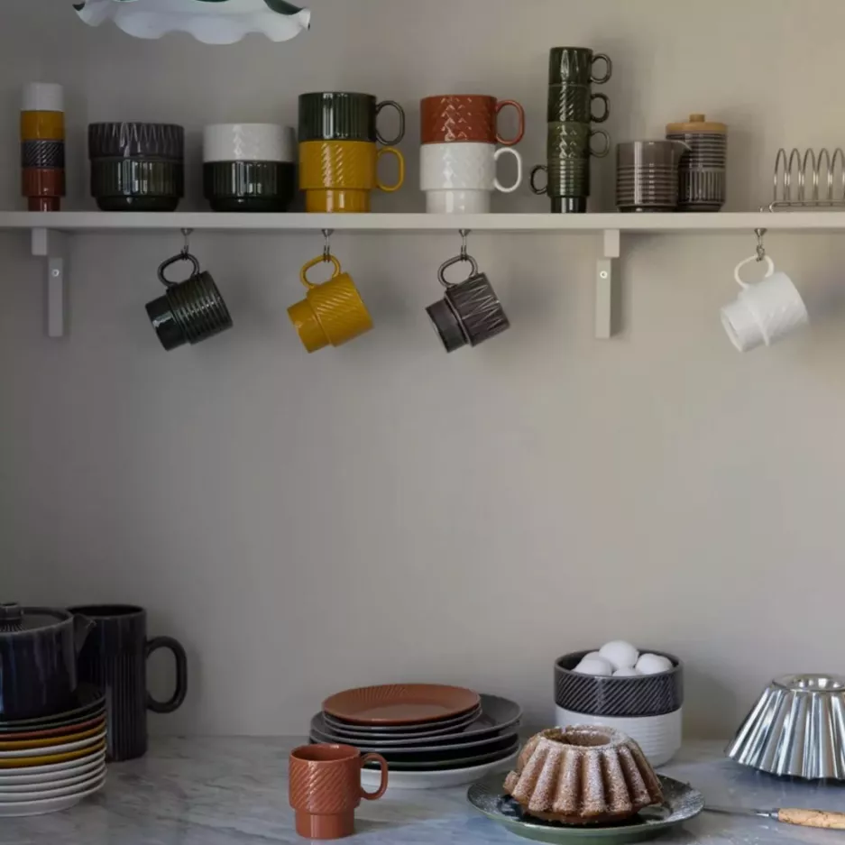 Zestaw 2 kubków 500ml SAGAFORM COFFE & MORE szary