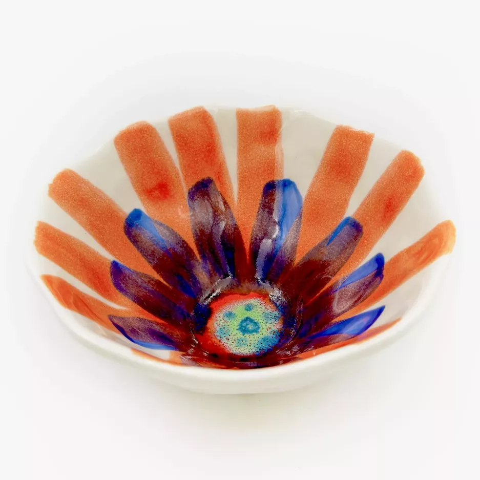 Miseczka kwiat SALT&PEPPER FLEUR 13 cm kremowy kamionkowy