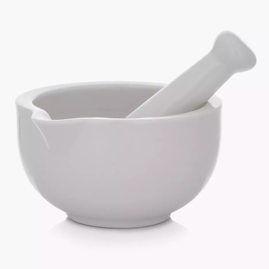 Mini moździerz kuchenny DUKA SMART 12.5 cm biały porcelana