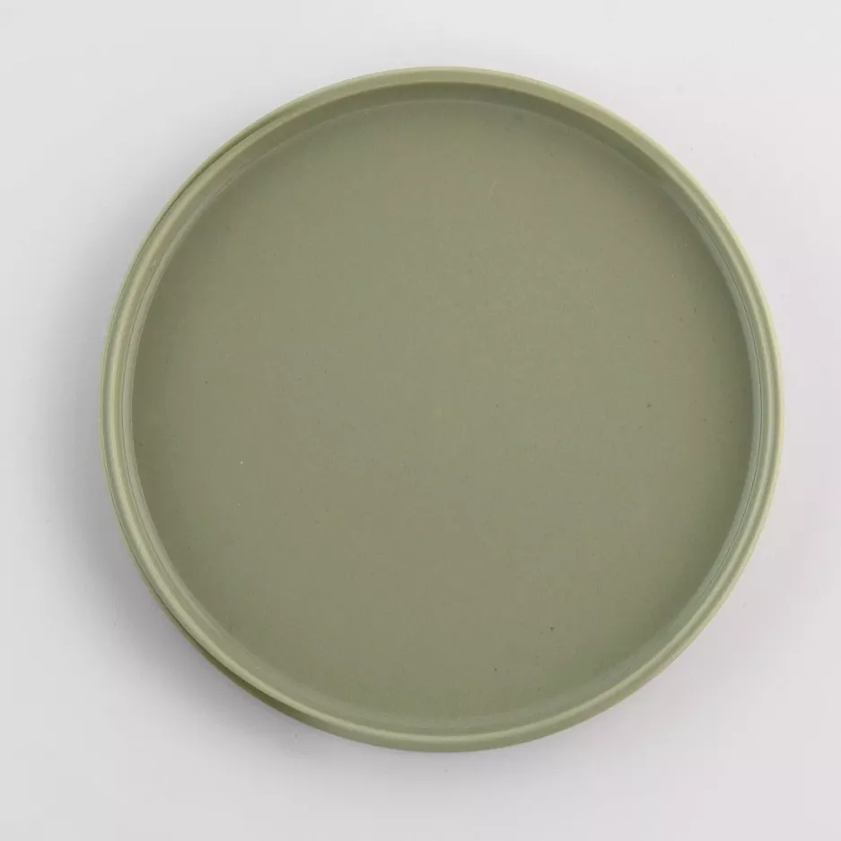 Talerzyk DUKA STAPEL GREEN 10.4 cm zielony porcelana