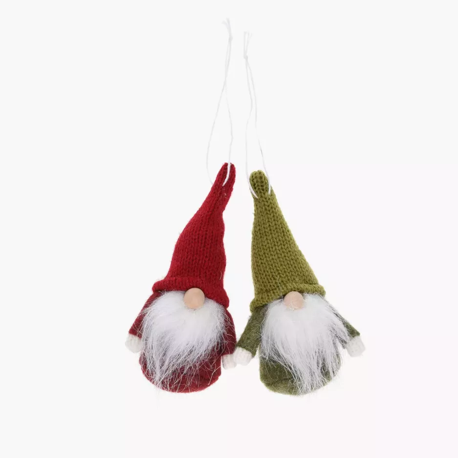 TOMTE GNOM DEKO. WISZĄCY ZIELONY 12 CM