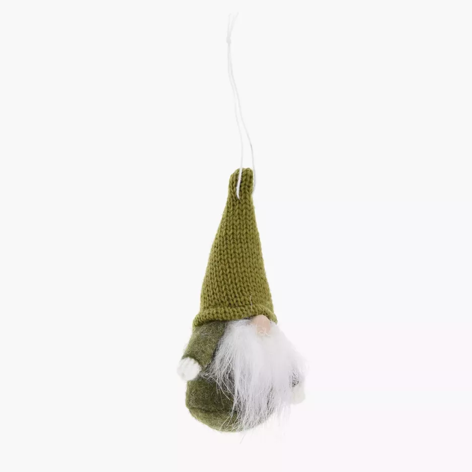 TOMTE GNOM DEKO. WISZĄCY ZIELONY 12 CM