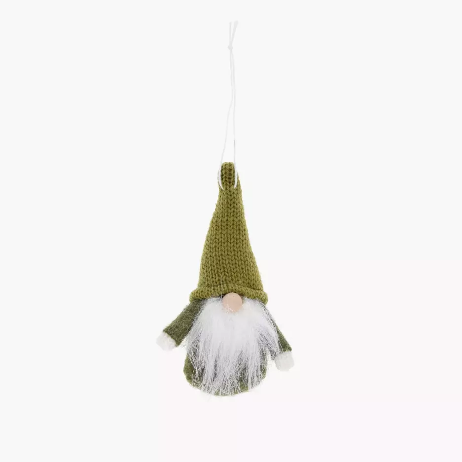 TOMTE GNOM DEKO. WISZĄCY ZIELONY 12 CM