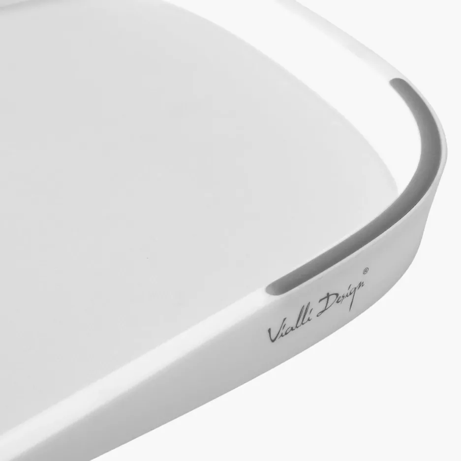 Deska do krojenia dwustronna VIALLI DESIGN LIVIO biała