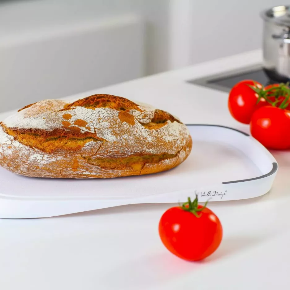 Deska do krojenia dwustronna VIALLI DESIGN LIVIO biała