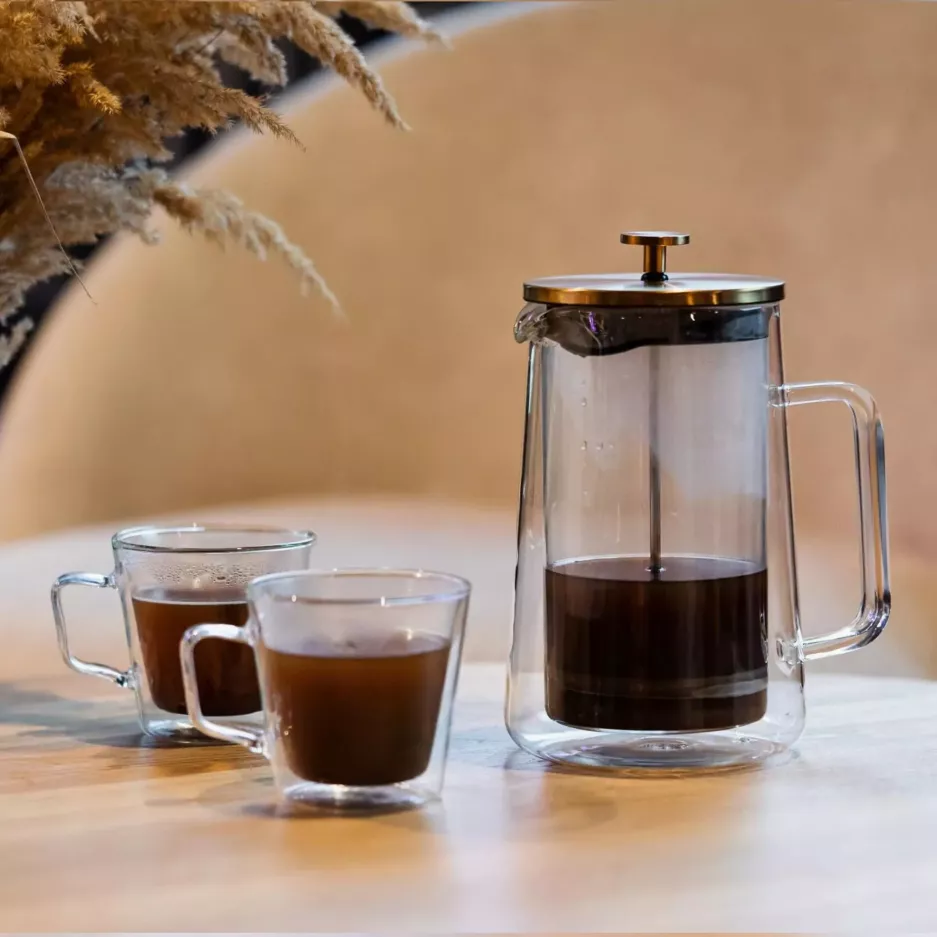 Zaparzacz do herbaty VIALLI DESIGN DIVA 1000ml złoty