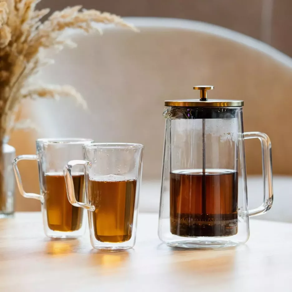 Zaparzacz do herbaty VIALLI DESIGN DIVA 1000ml złoty