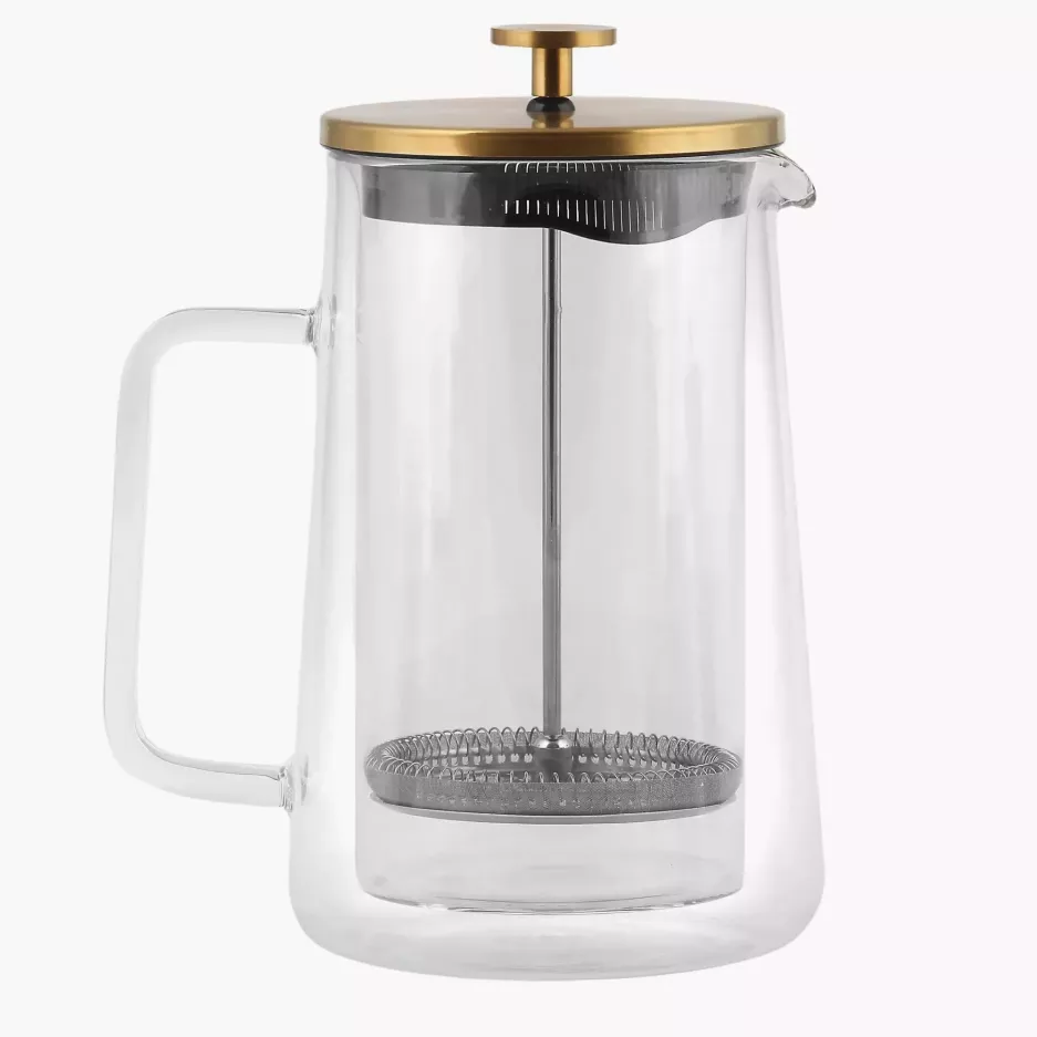 Zaparzacz do herbaty VIALLI DESIGN DIVA 1000ml złoty