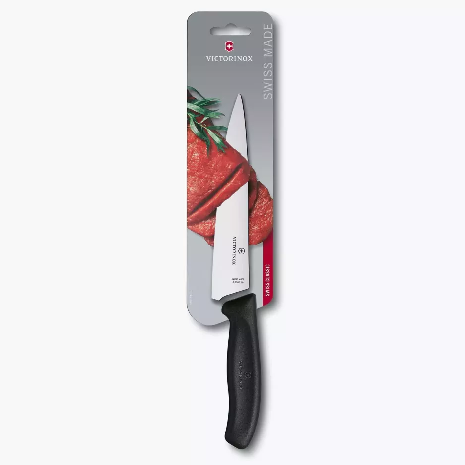 Nóż do porcjowania mięsa VICTORINOX SWISS CLASSIC 19 cm czarny