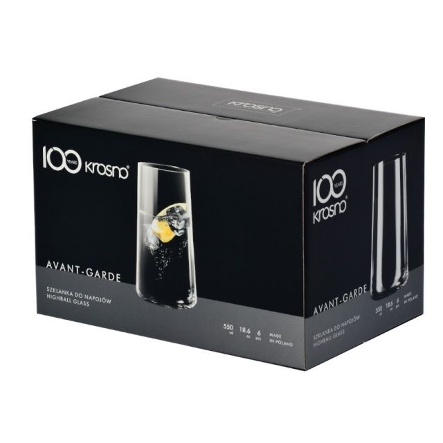 Szklanki do napojów KROSNO AVANT-GARDE 6 szt. 550 ml