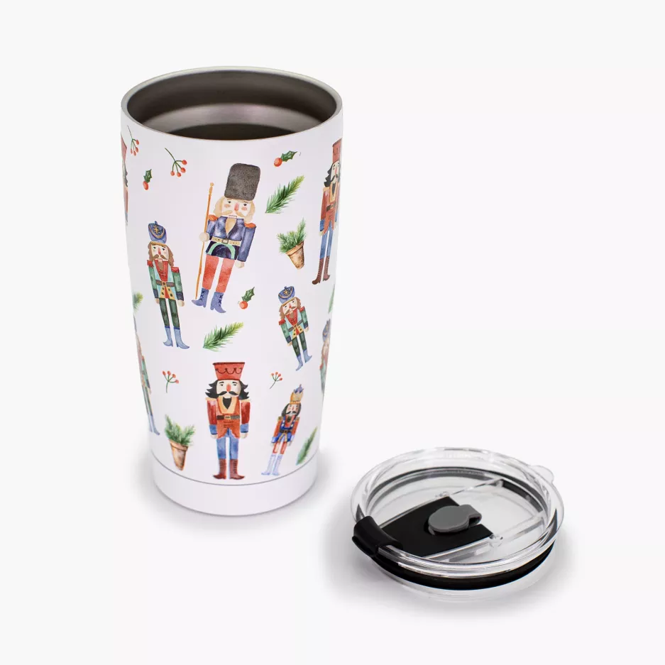 Kubek termiczny świąteczny DUKA LYCKLIG 540 ml stalowy