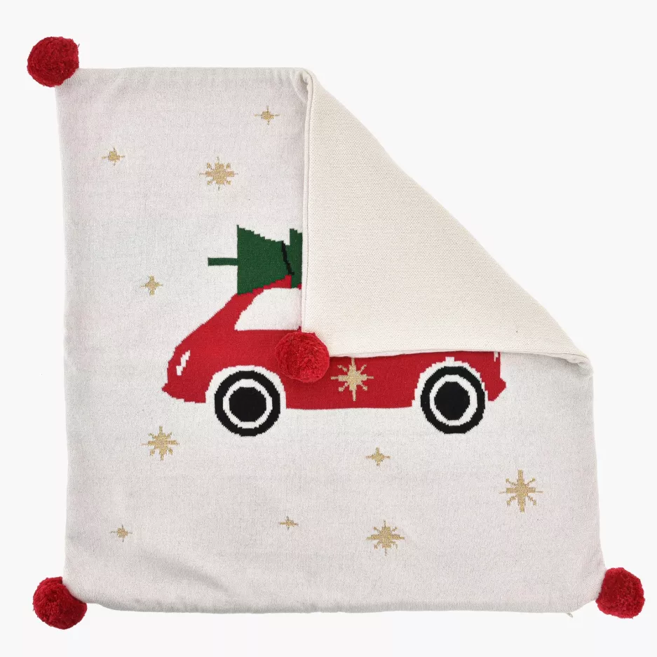 Poszewka na poduszkę samochód DUKA JULIG 50x50 cm świąteczna bawełniana