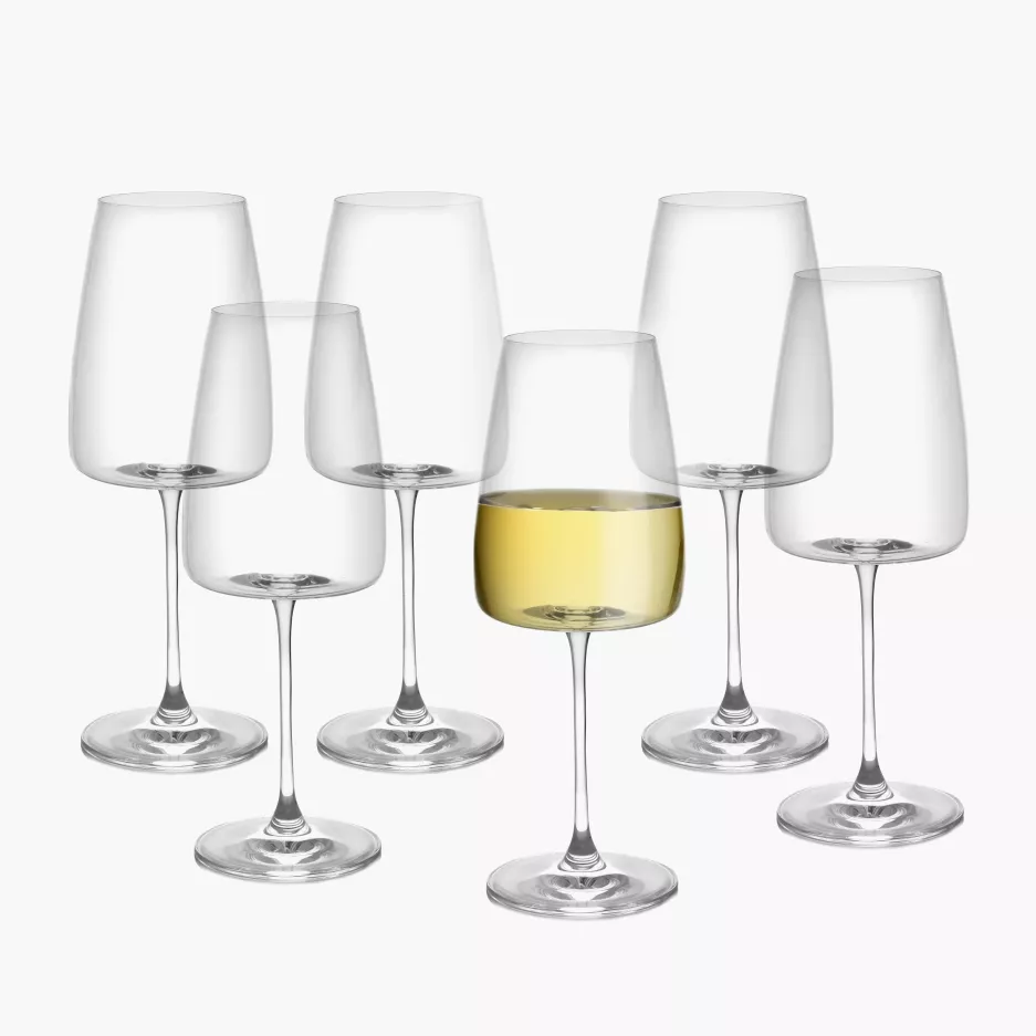 Kieliszki do czerwonego i białego wina DUKA GUSTAV 6 szt. 500 ml szkło kryształowe