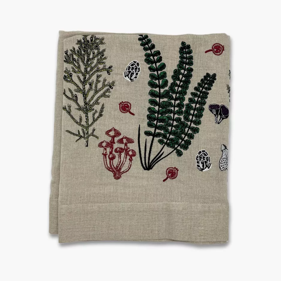 Obrus prostokątny DUKA ALFHEIM 250x150 cm beżowy lniany