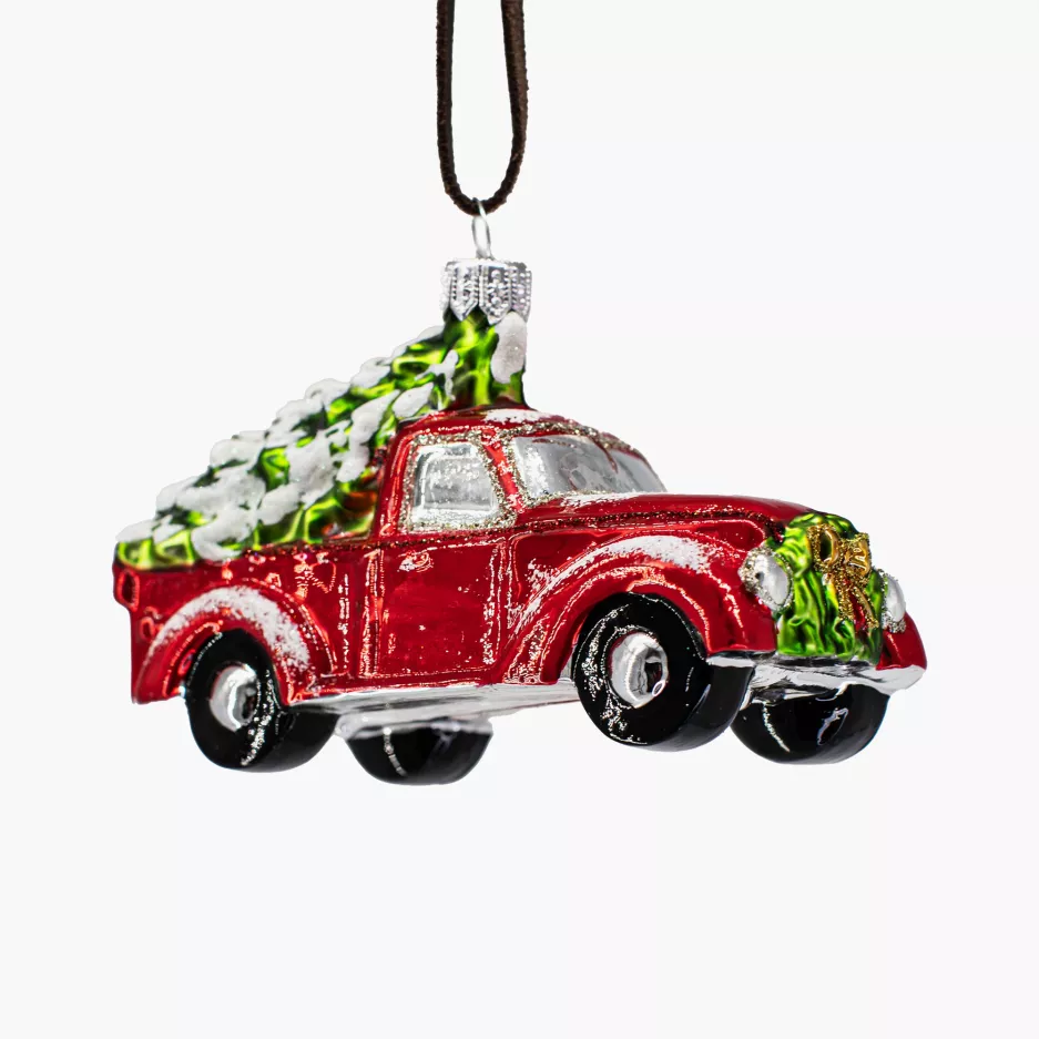 Bombka szklana samochodzik NORDLJUS 12 cm