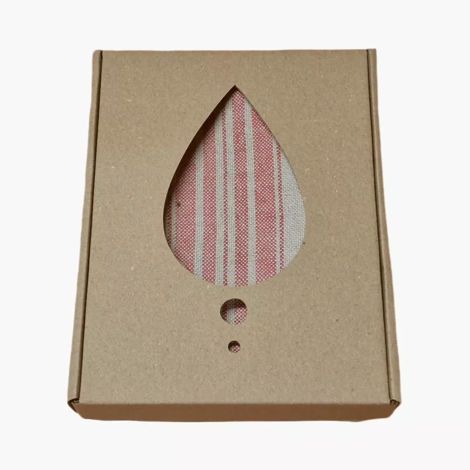 Ścierka DUKA TOSCANIA 47x70 cm czerwone pasy