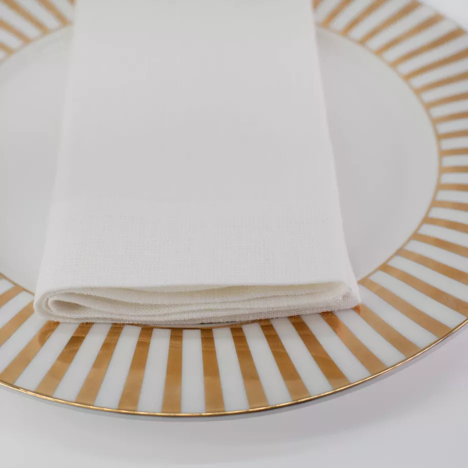 Zestaw 2 serwetek DUKA LYCKLIG 40x40 cm 100% len biała