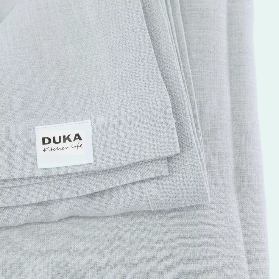 Obrus DUKA LYCKLIG 140x250 cm 100% len biały