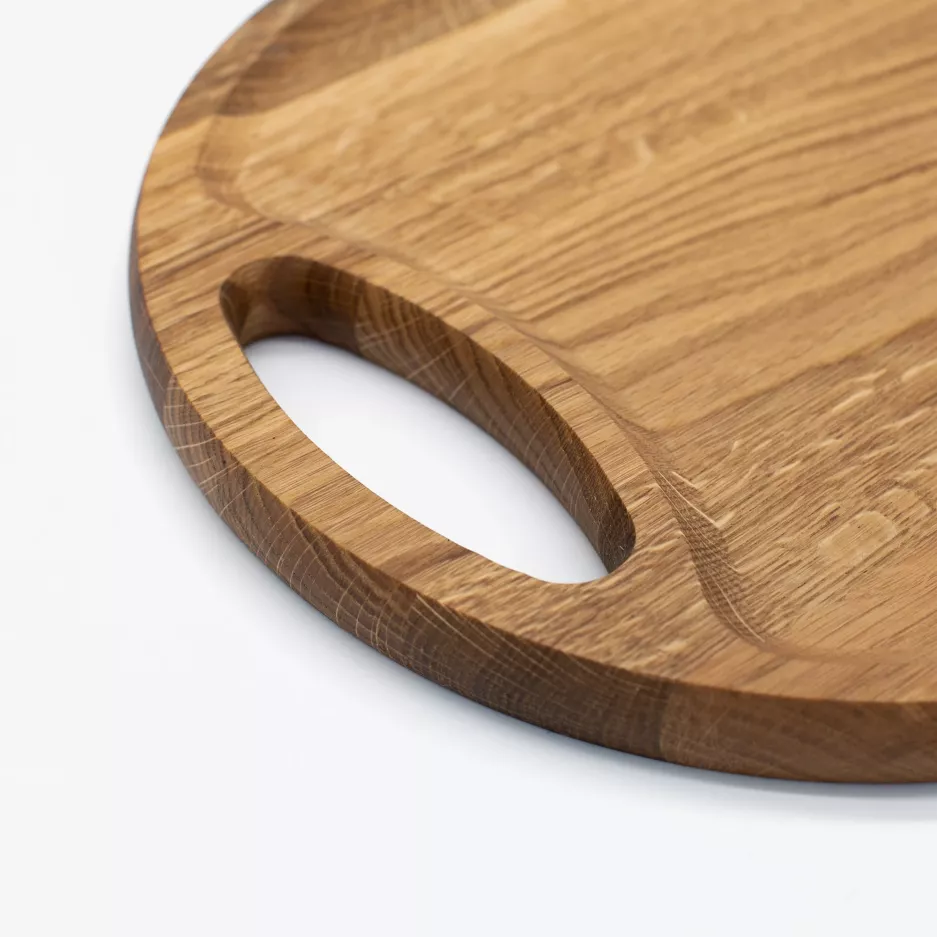 Taca do serwowania DUKA EK 48x29 cm drewniana dębowa