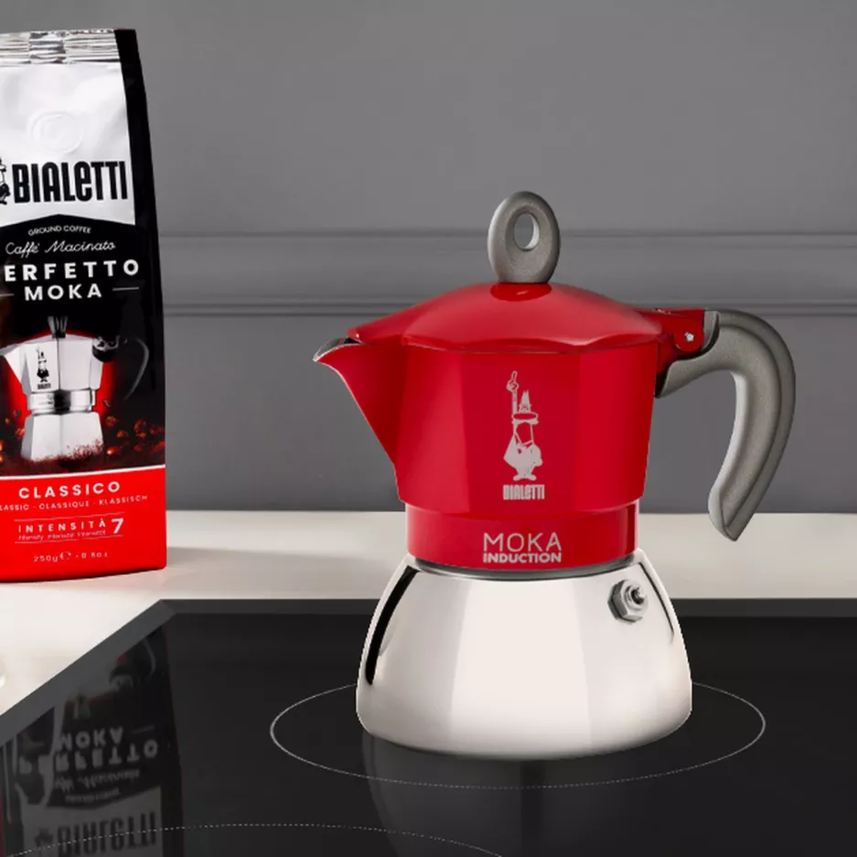 Kawiarka do kuchenki indukcyjnej BIALETTI New Moka czerwona 6tz