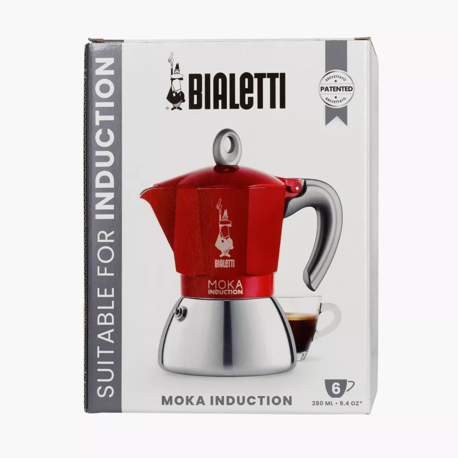 Kawiarka do kuchenki indukcyjnej BIALETTI New Moka czerwona 6tz