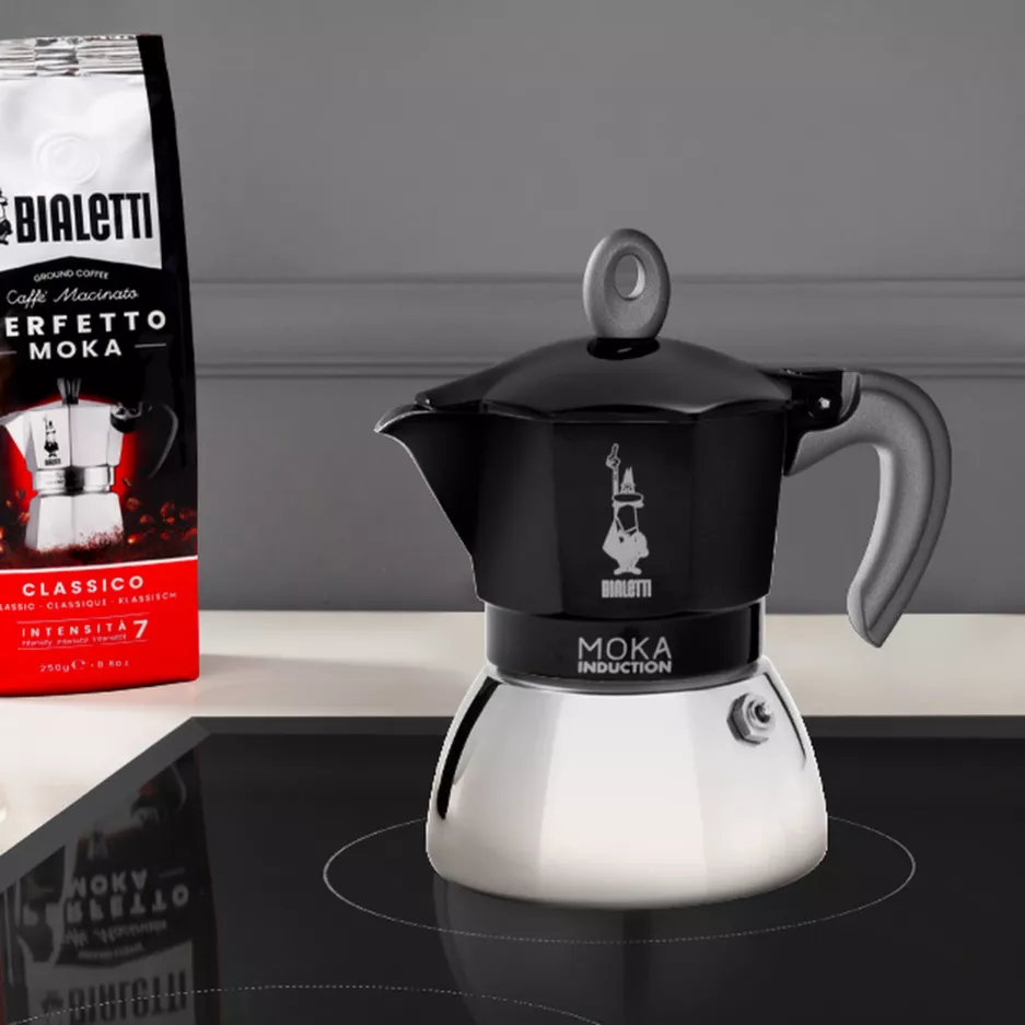 Kawiarka do kuchenki indukcyjnej BIALETTI New Moka czarna 4tz