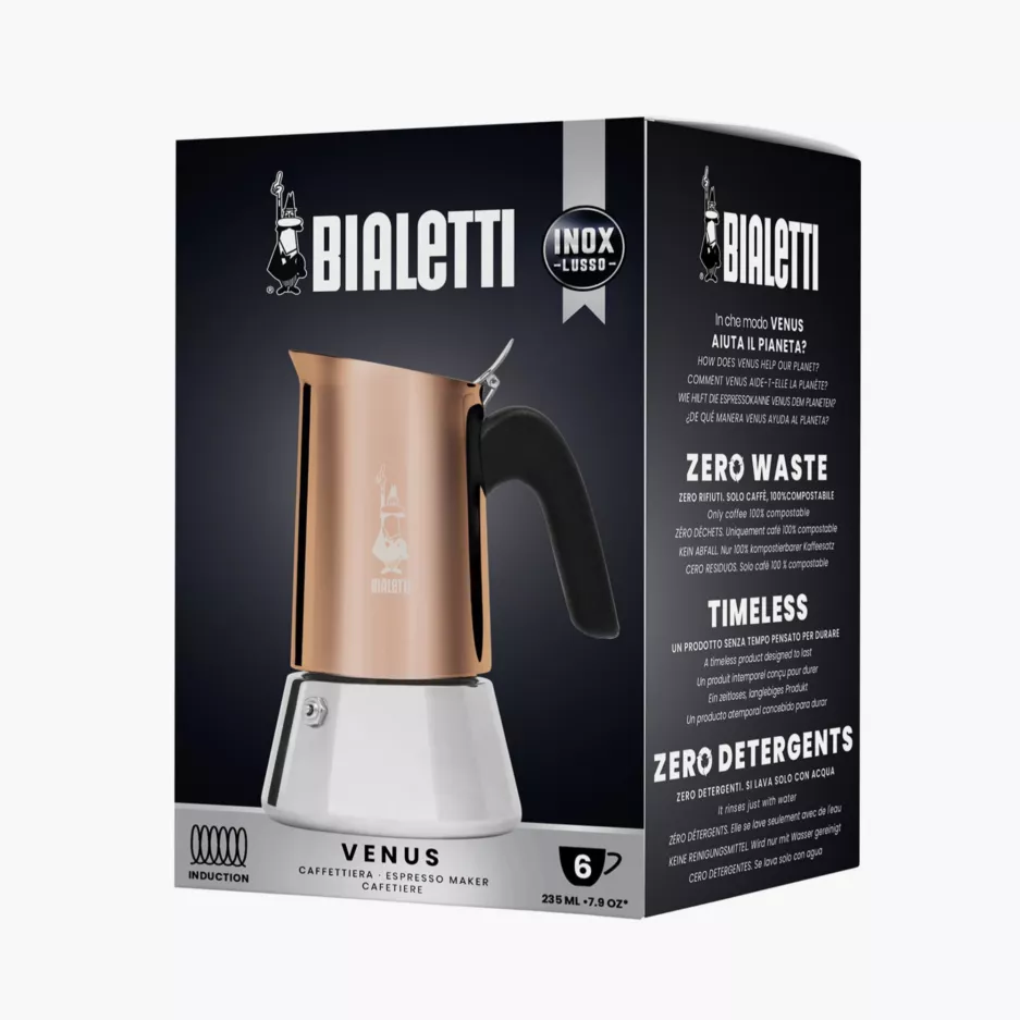 Kawiarka BIALETTI New Venus 6tz miedziana