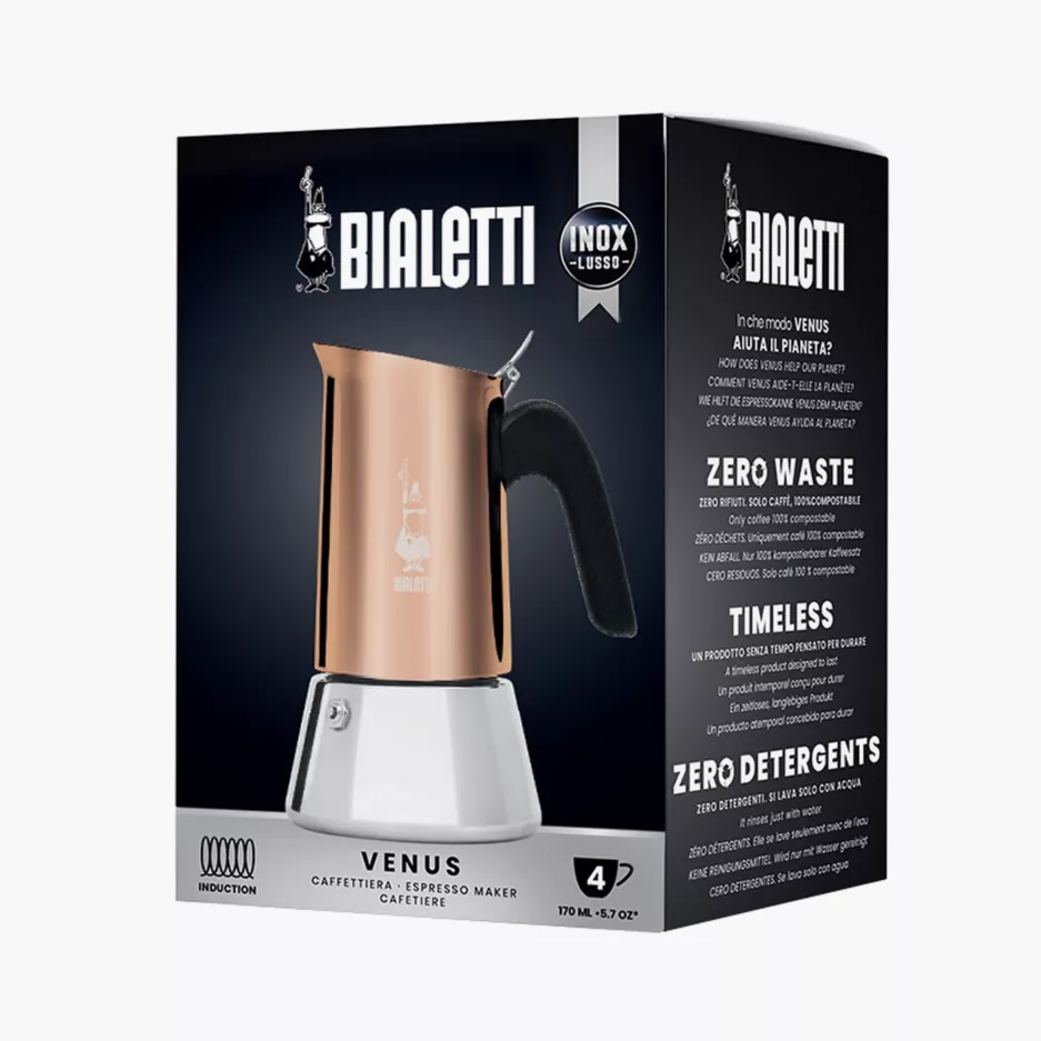 Kawiarka BIALETTI New Venus 4tz miedziana