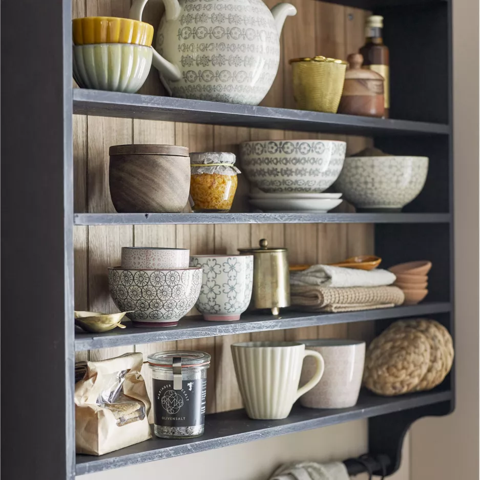 Miska BLOOMINGVILLE KARINE zestaw 2szt. 250ml beżowo-zielona