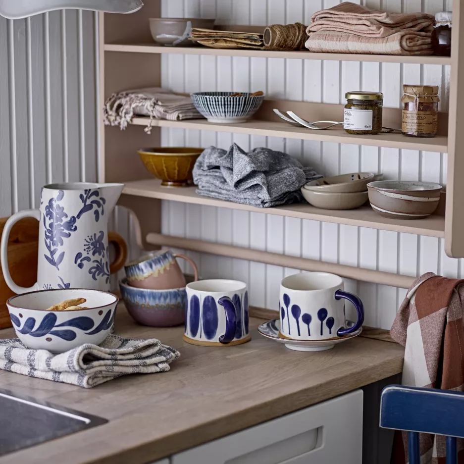 Zestaw 3 kubków BLOOMINGVILLE CLOE 460 ml różowy