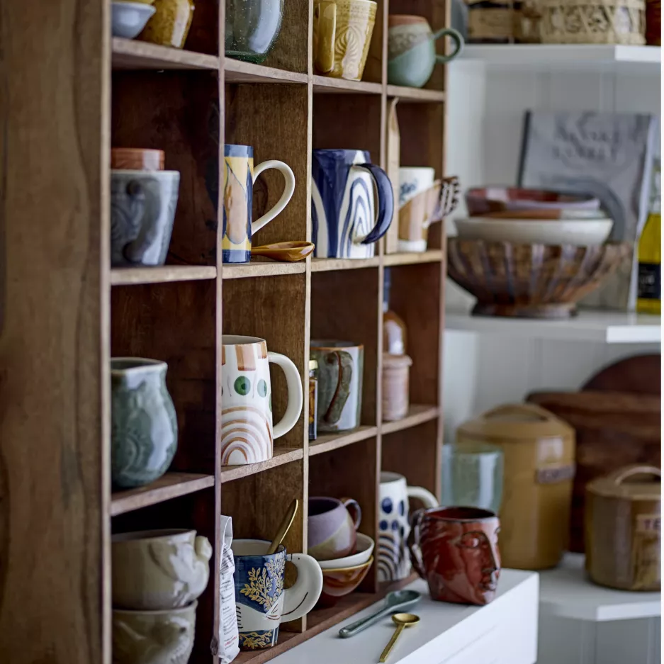 Kubek 275ml BLOOMINGVILLE PAULA zielono-brązowy