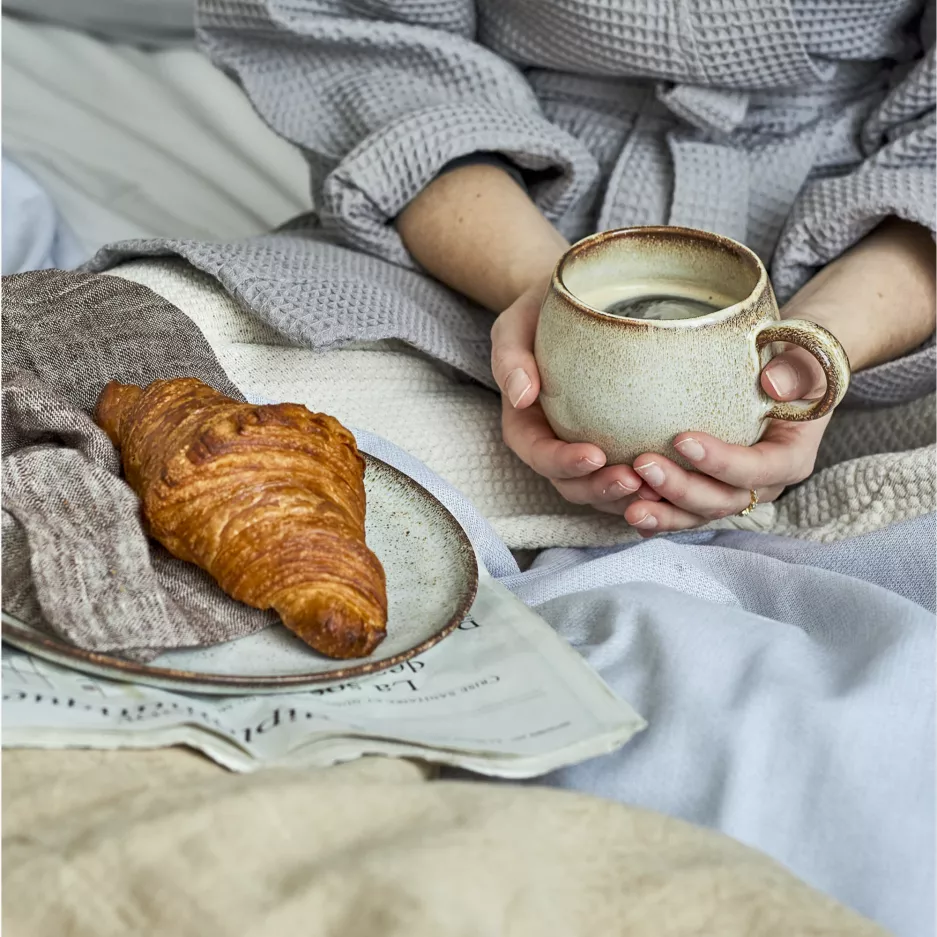 Zestaw obiadowy 12 elementów BLOOMINGVILLE SANDRINE szary