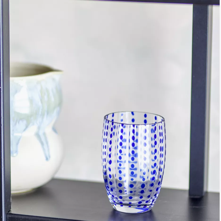 Szklanka 350ml zestaw 4 szt. BLOOMINGVILLE BRINLEY niebieska