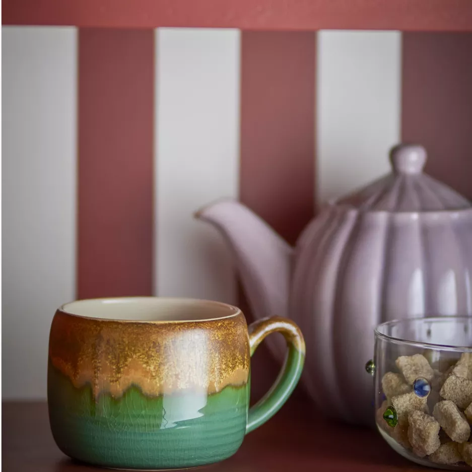 Kubek 400ml zestaw 4 szt. BLOOMINGVILLE SHEEN zielony